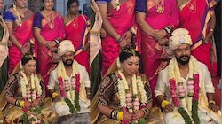 Latest Kannada News Shivu Manasa wedding reception, Shivu Manasa ...