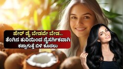 ಹೇರ್‌ ಡೈಗೆ ಹೇಳಿ ಗುಡ್‌ ಬೈ.. ತೆಂಗಿನ ತುರಿಯಿಂದ ನೈಸರ್ಗಿಕವಾಗಿ ಕಪ್ಪಾಗುತ್ತೆ ಬಿಳಿ ಕೂದಲು