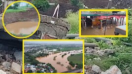 ಕೃಷ್ಣಾ ನದಿ ತೀರದಲ್ಲಿ ಭೀಕರ ದುರಂತ: ಬ್ಲಾಸ್ಟಿಂಗ್‌ಗೆ 4 ಕೋಟಿ ಮೌಲ್ಯದ ರೈತರ ಜಾಕ್‌ವೆಲ್ ಕುಸಿತ; ಪಂಚಗಂಗಾ ಆರ್ಭಟ, ದತ್ತ ಮಂದಿರ ಜಲಾವೃತ!