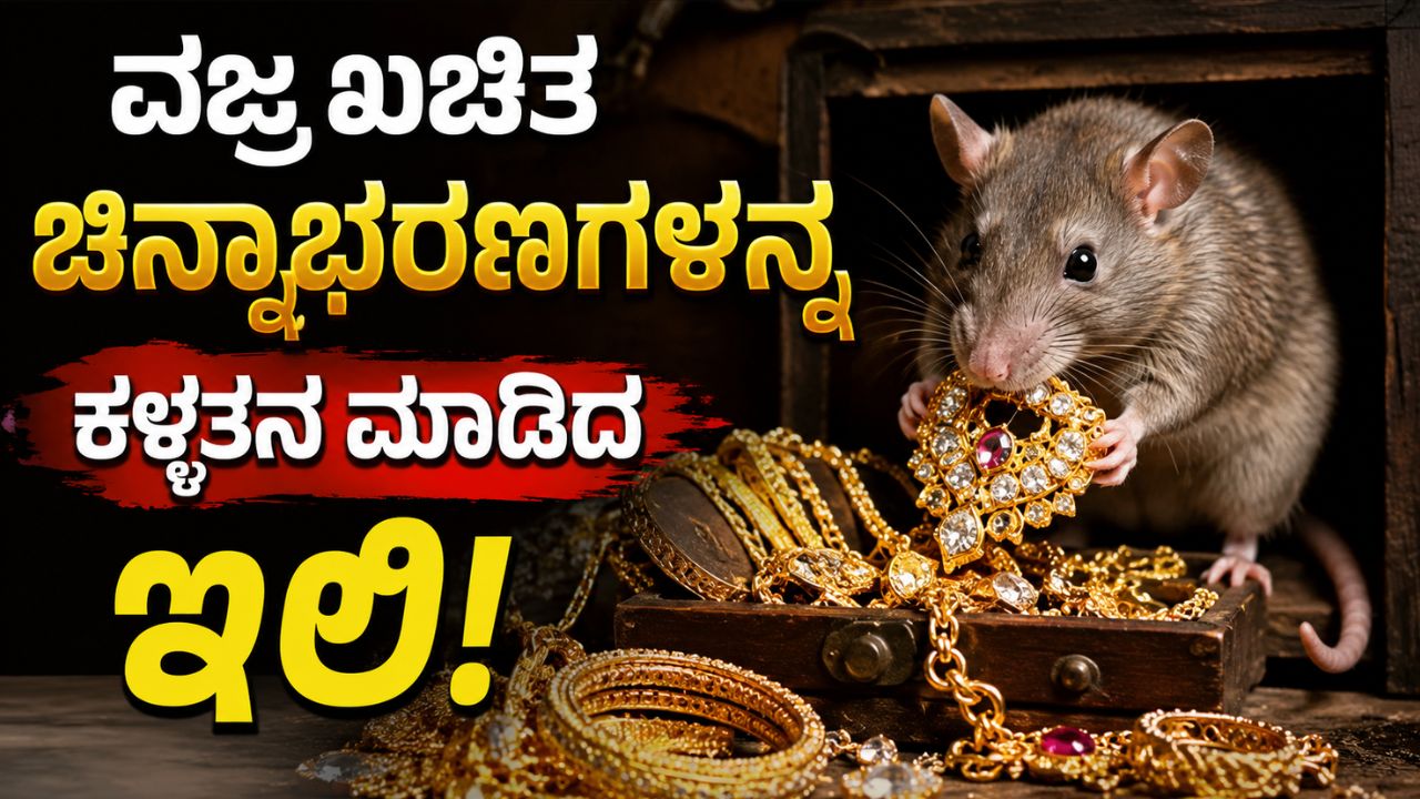 ತುಮಕೂರಿನಲ್ಲಿ ಇಲಿಯೇ ವಜ್ರ ಕಳ್ಳ!