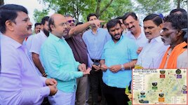 ಮೈಸೂರಿನ ಹುಣಸೂರಿನಲ್ಲಿ ಮಳೆ ಕೊರತೆಯಿಂದ ಹಾನಿಗೊಳಗಾದ ಪ್ರದೇಶಗಳಿಗೆ ಭೇಟಿ ನೀಡಿ ಪರಿಶೀಲಿಸಿದ ನಗರಾಭಿವೃದ್ಧಿ ಸಚಿವ ಡಾ. ಯತೀಂದ್ರ