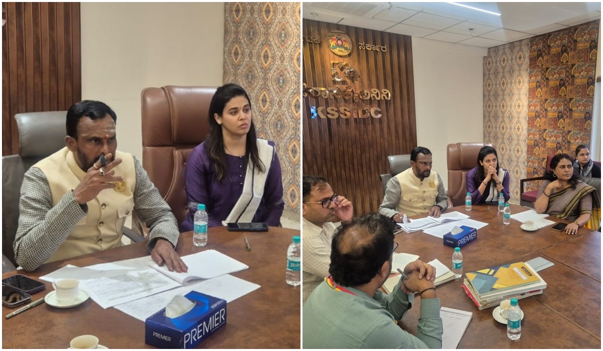 KSSIDC ಕಚೇರಿಗೆ ಸಚಿವ ಕಾಶಪ್ಪನವರ್ ದಿಢೀರ್ ಭೇಟಿ