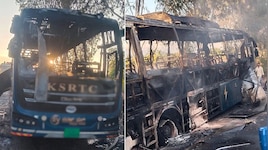 ಚಲಿಸುತ್ತಿದ್ದ ಎಲೆಕ್ಟಿಕ್ ಬಸ್‌ಗೆ ಬೆಂಕಿ ಸಂಪೂರ್ಣ ಭಸ್ಮ!.. ಮುಂದೆ ಆಗಿದೆ ರೋಚಕ