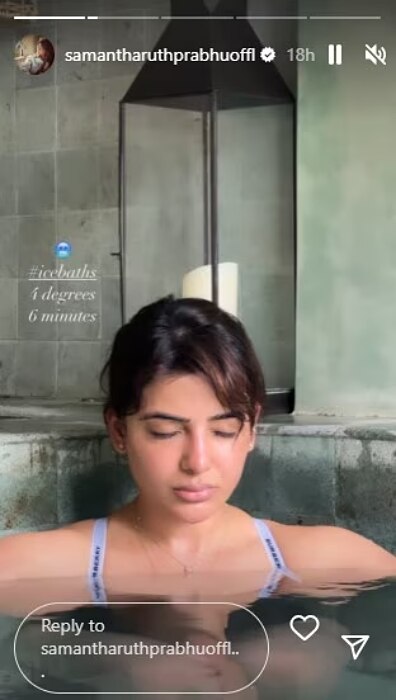 Samantha Ice Bath Video