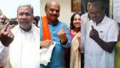 Political Leaders Voted: ಕುಟುಂಬದೊಂದಿಗೆ ಮತದಾನ ಮಾಡಿದ ರಾಜಕೀಯ ನಾಯಕರು..