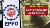 EPFO ಮಹತ್ವದ ನವೀಕರಣ: ಪಿಎಫ್ ಸದಸ್ಯರ ಖಾತೆಗೆ ಜಮಾ ಆಗಲಿದೆ ₹42,500! EPFO ಮಹತ್ವದ ನವೀಕರಣ: ಪಿಎಫ್ ಸದಸ್ಯರ ಖಾತೆಗೆ ಜಮಾ ಆಗಲಿದೆ ₹42,500!