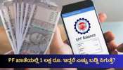EPFO: ನಿಮ್ಮ PF ಖಾತೆಯಲ್ಲಿ 1 ಲಕ್ಷ ರೂ. ಇದ್ದರೆ ಎಷ್ಟು ಬಡ್ಡಿ ಸಿಗುತ್ತೆ? ಇದನ್ನು ಹೇಗೆ ಲೆಕ್ಕ ಹಾಕಲಾಗುತ್ತದೆ?