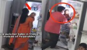 Viral Video: ಫೋನ್‌ನಲ್ಲಿ ಮಾತನಾಡುತ್ತಾ ಫ್ರಿಡ್ಜ್‌ನಲ್ಲಿ ಮಗುವನ್ನಿಟ್ಟ ಮಹಿಳೆ! ಮುಂದೇನಾಯ್ತು ನೋಡಿ...