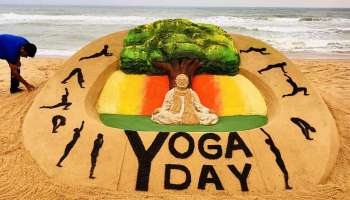 #InternationalDayofYoga: ಎತ್ತರದ ಪರ್ವತದಿಂದ ಸಮುದ್ರದ ತೀರದವರೆಗೆ ಯೋಗ ಪ್ರದರ್ಶನ 