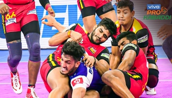 Pro Kabaddi PKL:ಹರಿಯಾಣ ಸ್ಟೀಲರ್ಸ್ ವಿರುದ್ಧ ಬೆಂಗಳೂರು ಬುಲ್ಸ್ ಗೆ ಗೆಲುವು 