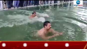 Basanagowda Patil Yatnal inaugrated swimming pool  at Vijiayapura 