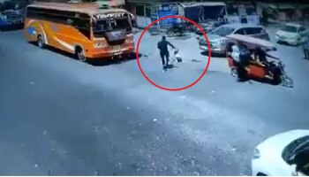 Viral Video: ಟ್ರಾಫಿಕ್ ಪೊಲೀಸ್ ಸಮಯ ಪ್ರಜ್ಞೆಯಿಂದ ಮಗು ಬಚಾವ್..!