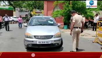 car parked near dc office raichuru,