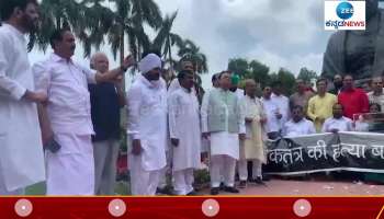 Congress Protest in Bangalore 