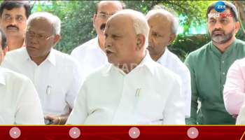 former cm bs yediyurappa press meet in bangalore