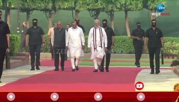 PM Modi in Rajghat