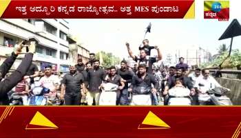 Black day celebration by MES thugs on Kannada Rajyotsava day in Belgaum