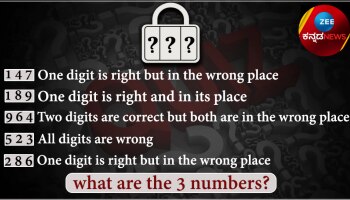 Quiz: ನೀವೂ ಒಂದು ವೇಳೆ ಈ ಬೀಗವನ್ನು ತೆರೆದರೆ, ನಿಮ್ಮ ಐಕ್ಯೂ  Einstein ಗಿಂತಲೂ ಹೆಚ್ಚಾಗಿದೆ ಎಂದರ್ಥ, ಕಾಮೆಂಟ್ ಮಾಡಿ ಉತ್ತರ ಕೊಡಿ