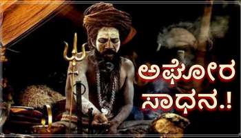 Aghori Baba: ಕರಾಳ ರಾತ್ರಿ, ತಂತ್ರ-ಮಂತ್ರ.. ಶವ ತಿನ್ನುತ್ತಾ ಶಿವಾರಾಧನೆ.. ಹೀಗಿರುತ್ತೆ ಅಘೋರ ಸಾಧನ.!