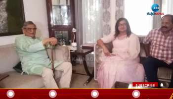 mp sumalatha meet sm krishna