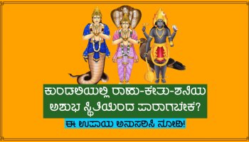 ಶನಿ-ರಾಹು-ಕೇತುಗಳ ಕೆಟ್ಟ ಪ್ರಭಾವಗಳಿಂದ ಪಾರಾಗಲು ಈ ಮಹಾ ಉಪಾಯ ಮಾಡಿ, ಅಪಾರ ಧನವೃದ್ಧಿಯ ಜೊತೆಗೆ ಭಾಗ್ಯೋದಯ ಪ್ರಾಪ್ತಿ!