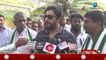 Actor Prem campaigning for JDS Candidate Munigowda 