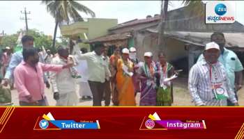 Ex-minister R. Shankar Election campaigned in Ranebennur