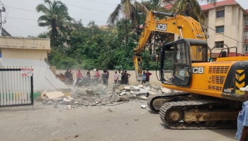 ಮಹದೇವಪುರ ವಲಯ ವ್ಯಾಪ್ತಿಯಲ್ಲಿ ರಾಜಕಾಲುಗೆ ಒತ್ತುವರಿ ತೆರವು ಕಾರ್ಯಾಚರಣೆ