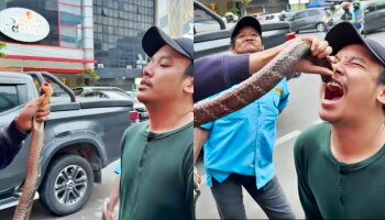 Snake Viral Video: ನಾಗರ ಹಾವಿನ ತಲೆ ಕಡಿದು ರಕ್ತ ಕುಡಿದ ಯುವಕ.. ಕೊನೆಗೆ ಏನಾಯ್ತು ನೋಡಿ.!