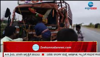 Accident between two lorries: Two injured