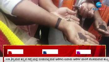 special protest by pro kannada organization