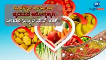 ಕೊಲೆಸ್ಟ್ರಾಲ್ ಕಂಟ್ರೋಲ್, ಹೃದಯದ ಆರೋಗ್ಯಕ್ಕಾಗಿ ಈ ಡಯಟ್ ಚಾರ್ಟ್ ಅಳವಡಿಸಿಕೊಳ್ಳಿ