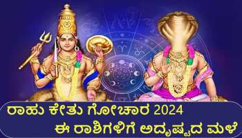 Horoscope 2024: ರಾಹು ಕೇತು ಸಂಚಾರ.. ಈ 3 ರಾಶಿಗಳ ಭಾಗ್ಯೋದಯ, ಸಂಪತ್ತು ಕೀರ್ತಿ ಹೆಚ್ಚಳ!  