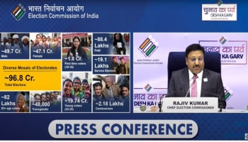 Lok Sabha Elections 2024: ದಿವ್ಯಾಂಗರಿಗೆ ಮನೆಯಿಂದಲೇ ಮತದಾನಕ್ಕೆ ಅವಕಾಶ- ರಾಜೀವ್ ಕುಮಾರ್