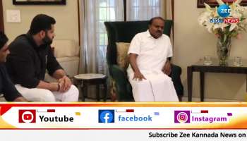 HD Kumaraswamy meets MP Sumalatha 