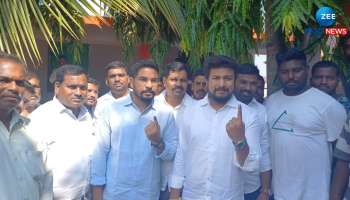 ಜನಪ್ರತಿನಿಧಿಗಳಿಂದ ಹಕ್ಕು ಚಲಾವಣೆ: ತಮ್ಮನ ಜೊತೆ ನಂಜನಗೂಡು ಶಾಸಕ ಮತದಾನ 