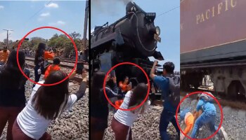 Viral Video: ಸೆಲ್ಫಿ ತೆಗೆದುಕೊಳ್ತಿದ್ದಾಗ ರೈಲು ಬಡಿದು ಯುವತಿ ಸಾವು, ಭಯಾನಕ ದೃಶ್ಯ ನೋಡಿ!