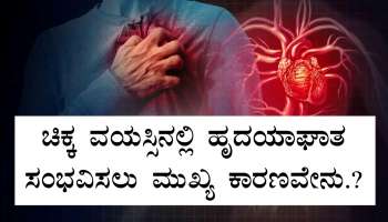 ಚಿಕ್ಕ ವಯಸ್ಸಿನಲ್ಲಿ ಹೃದಯಾಘಾತ ಸಂಭವಿಸಲು ಮುಖ್ಯ ಕಾರಣವೇನು ಗೊತ್ತೆ..? ಅಪಾಯಕ್ಕೂ ಮುನ್ನ ಅರಿತುಕೊಳ್ಳಿ  