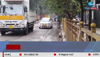 road repair work in Mahadevpur zone