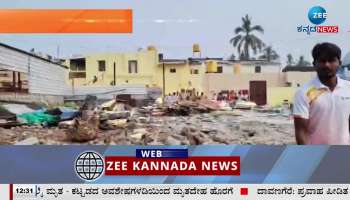 Eviction of illegal building in Hampi