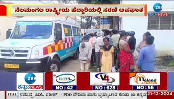 Car accident on Nelamangala National Highway