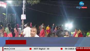 Magha snana in Cauvery river Nimishambha temple in Mandya