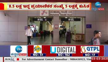 decrease in numbers of metro passengers