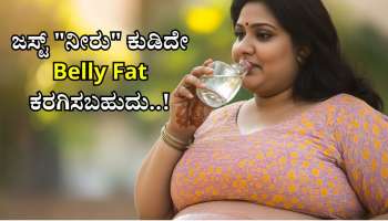 Belly Fat ಖರಗಿಸಲು &#039;ನೀರು&#039; ಕುಡಿಯಲು ಈ ವಿಧಾನ ಅನುಸರಿಸಿ.. ಕೆಲವೇ ದಿನದಲ್ಲಿ ಚಪ್ಪಟೆಯಾಗುತ್ತೆ ಡೊಳ್ಳು ಹೊಟ್ಟೆ..! 