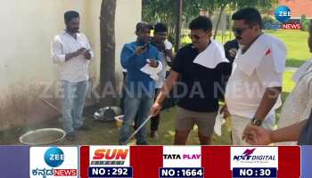 Appu Puneeth Rajkumar preaparing food for his friends 