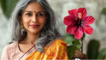 ಹೇರ್ ಡೈ ಬೇಡವೇ ಬೇಡ... ಬಿಳಿ ಕೂದಲನ್ನು ನೈಸರ್ಗಿಕವಾಗಿ ಕಪ್ಪಾಗಿಸಲು ಮನೆಯ ಹಿತ್ತಲಲ್ಲಿರುವ ದಾಸವಾಳದ ಹೂ, ಕೊಬ್ಬರಿ ಎಣ್ಣೆ ಸಾಕು..! 