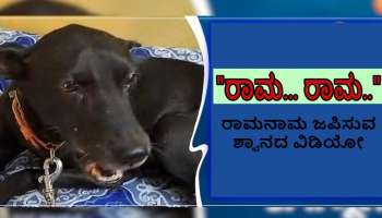 Viral Video: ರಾಮ.. ರಾಮ... ಎನ್ನುತ್ತಾ ರಾಮನಾಮ ಜಪಿಸುತ್ತಿದೆ ನಾಯಿ! ಶ್ವಾನದ ರಾಮಭಕ್ತಿಯ ಅಪರೂಪದ ವಿಡಿಯೋ ಇಲ್ಲಿದೆ 