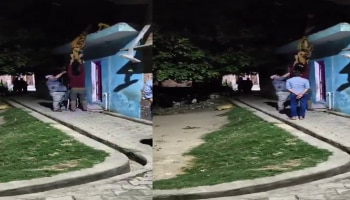 WATCH: ಪತ್ನಿಯನ್ನ ತಲೆಕೆಳಗಾಗಿ ನೇತುಹಾಕಿದ ಪಾಪಿ ಪತಿ!! ಶಾಕಿಂಗ್‌ ವಿಡಿಯೋ ವೈರಲ್
