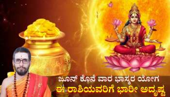 Weekly Horoscope: ಜೂನ್ ಕೊನೆ ವಾರ ಭಾಸ್ಕರ ಯೋಗ, ಈ ರಾಶಿಯವರಿಗೆ ಭಾರೀ ಅದೃಷ್ಟ, ಅಪಾರ ಧನ-ಸಂಪತ್ತು ಪ್ರಾಪ್ತಿ 
