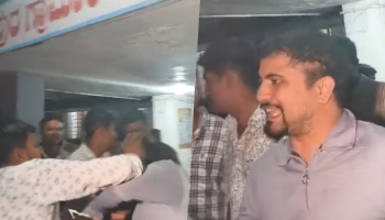 ಪೊಲೀಸ್ ಠಾಣೆ ಆವರಣದಲ್ಲಿ ನಟ ಪ್ರಥಮ್ ಮುಖಕ್ಕೆ ಮಸಿ ಬಳಿಯಲು ಯತ್ನ